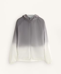 Oysho Лёгкая водоотталкивающая светоотражающая куртка, синий