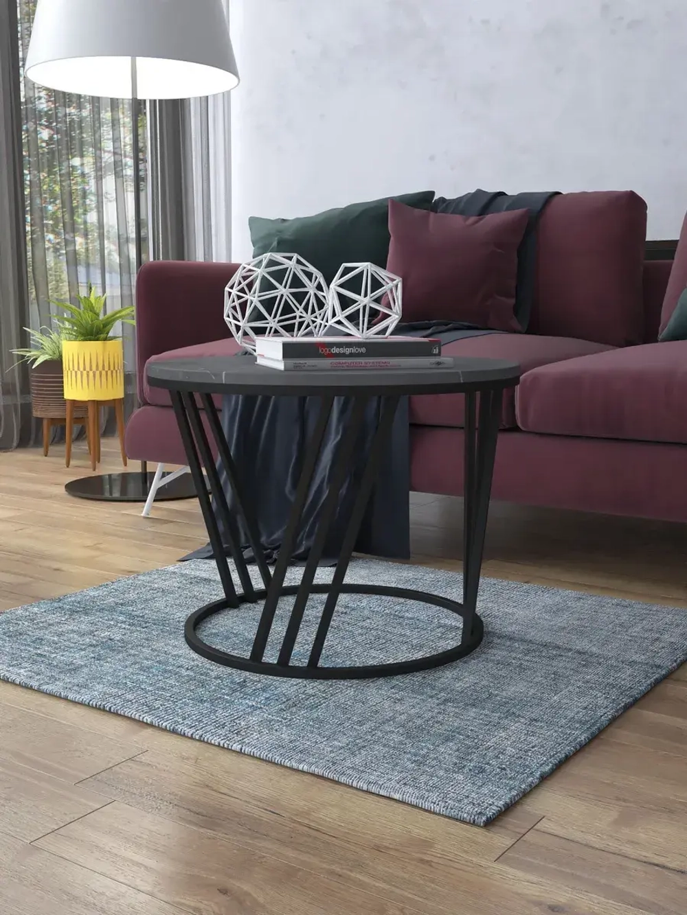 Журнальный стол Адидас - ЧСЧ - МДФ в ПВХ