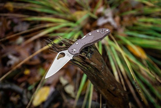 Складной нож Byrd Meadowlark 2 Lockback Brown BY04PBN2 c клинком из стали 8Cr13MoV, рукоять FRN