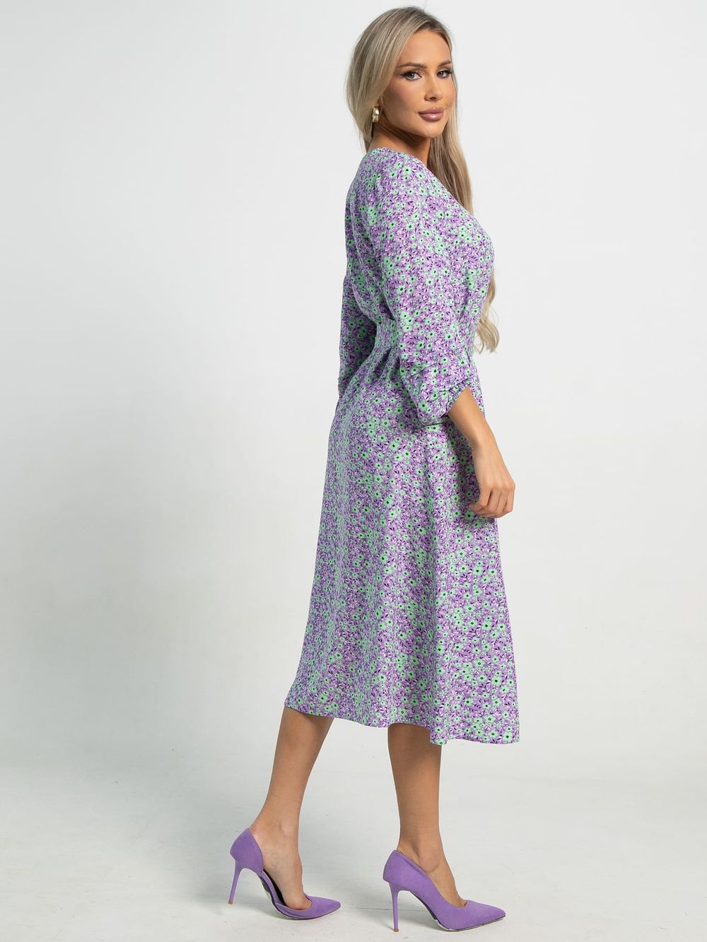 Платье Джасти (сиренево-зеленое) П15724-4М LT Collection