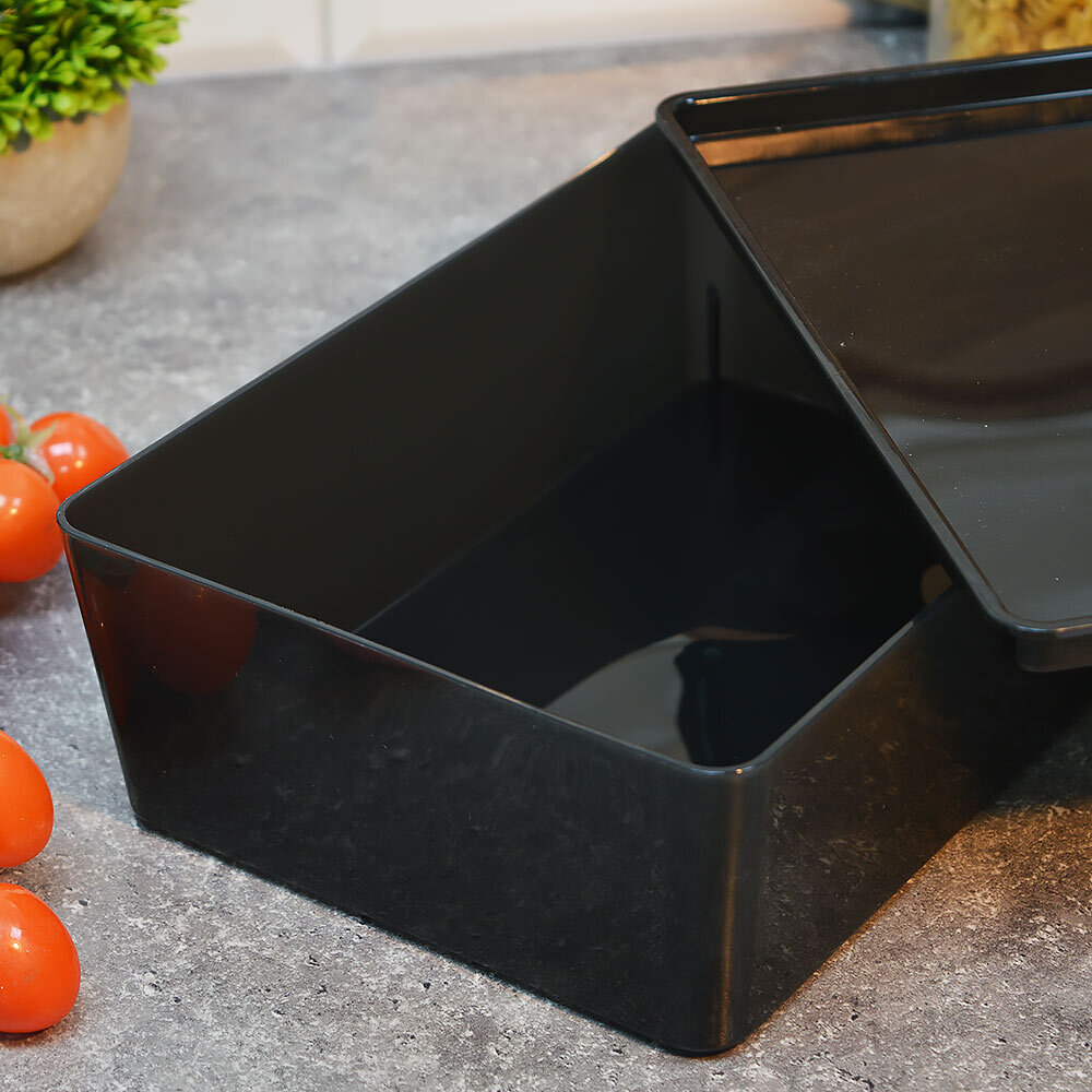 Контейнер для хранения 3л "Versa", прозрачно-черный