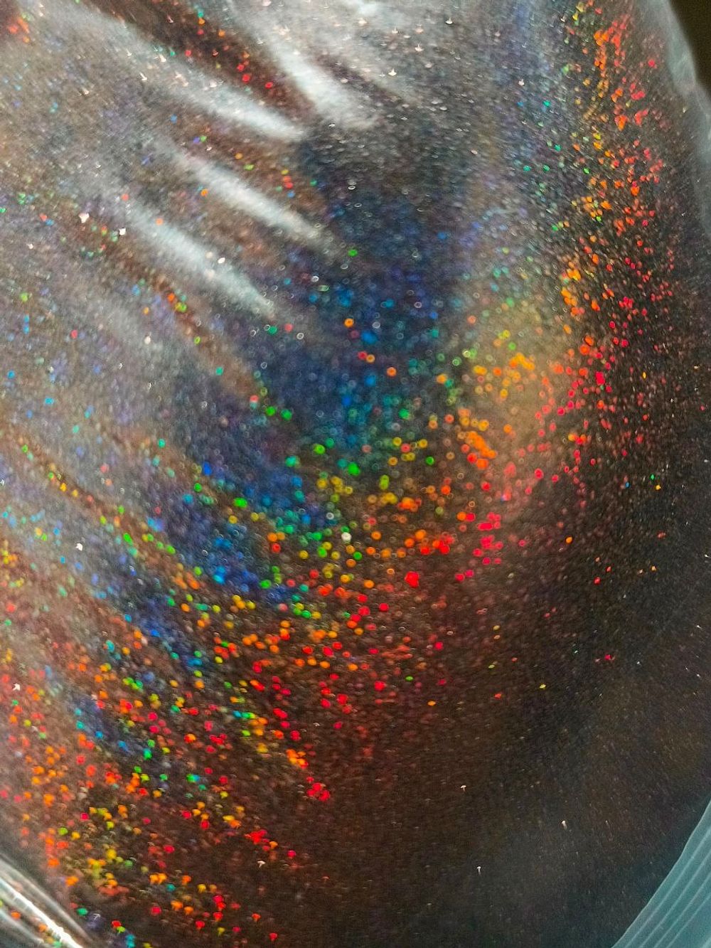 Блёстки Глиттеры 809-02мм - Шоколадный голографик - универсальные