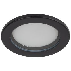 Встраиваемый светильник влагозащищенный ЭРА KL95 SBK SET 5 под лампу GX53 IP44 черный набор 5 шт | Влагозащищенные встраиваемые светильники