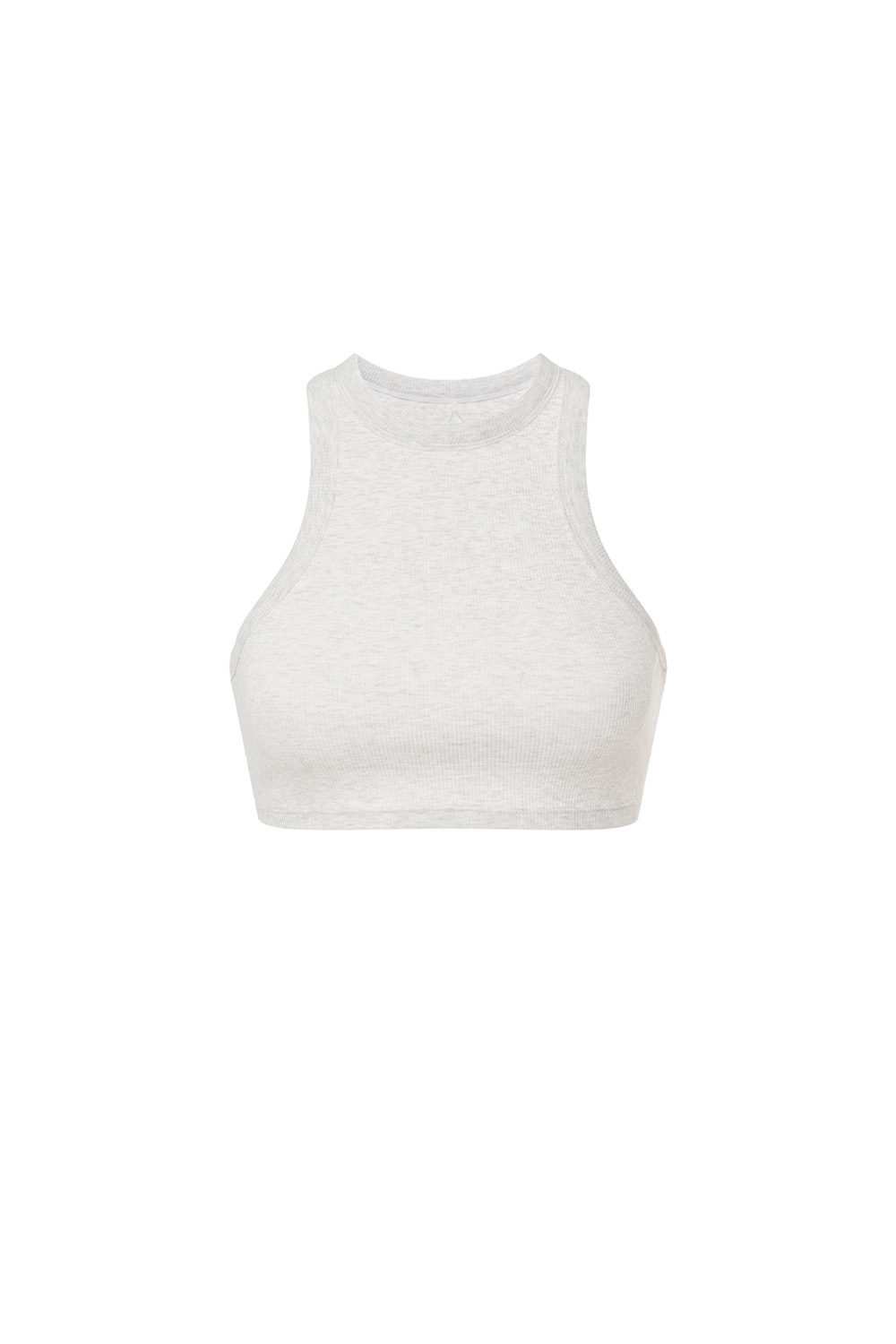 Майка укороченная AVRORA Светло-серый меланж