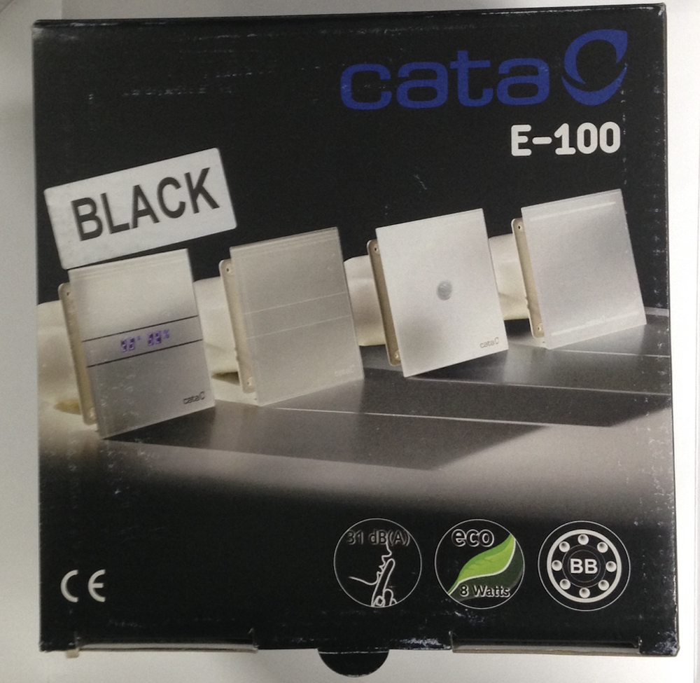 Накладной вентилятор Cata E 100 G Bk (Black) черный