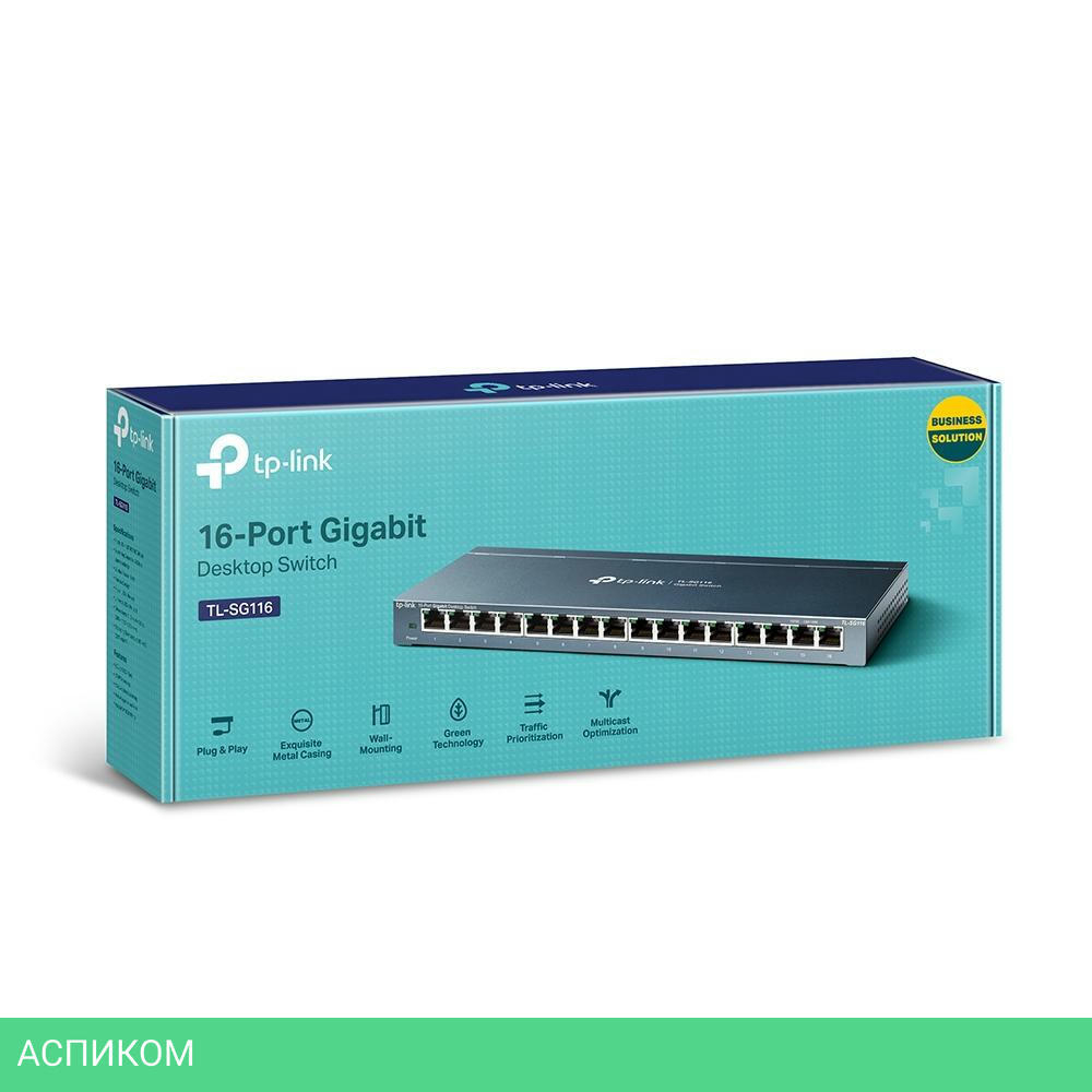 Коммутатор TP-Link TL-SG116
