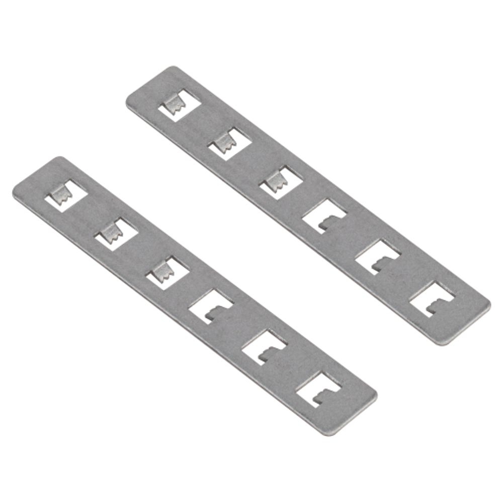 Коннектор ЭРА TRM-R20-C планка прямая для встраиваемого магнитного шинопровода NOVA TRM-R20/TRM-PC20 серебристый