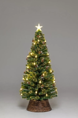 Оптоволоконная елка с LED лампочками Рождественские Огни 180 см., леска+пвх, контроллер (Т2301-180)