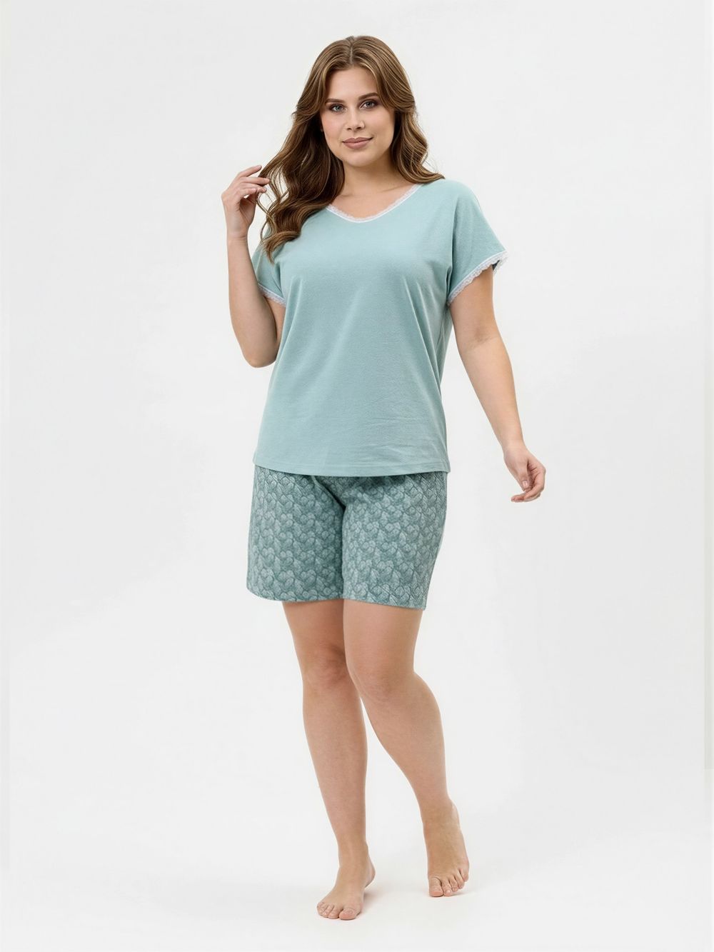 Пижама Луна-2 Виотекс СВЕТЛО-ЗЕЛЕНЫЙ