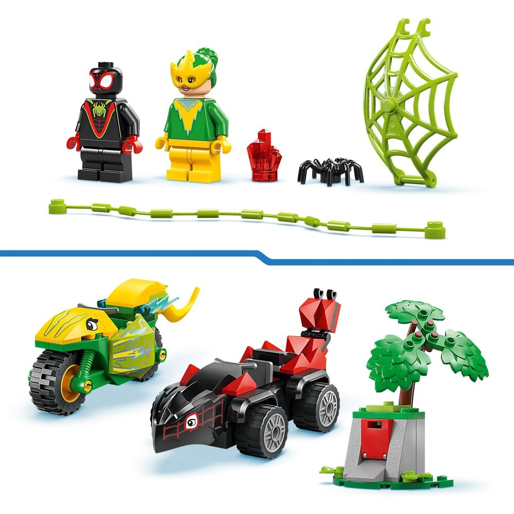 LEGO Marvel Спайди / Погоня Спина за Электро в динопое/ 11198