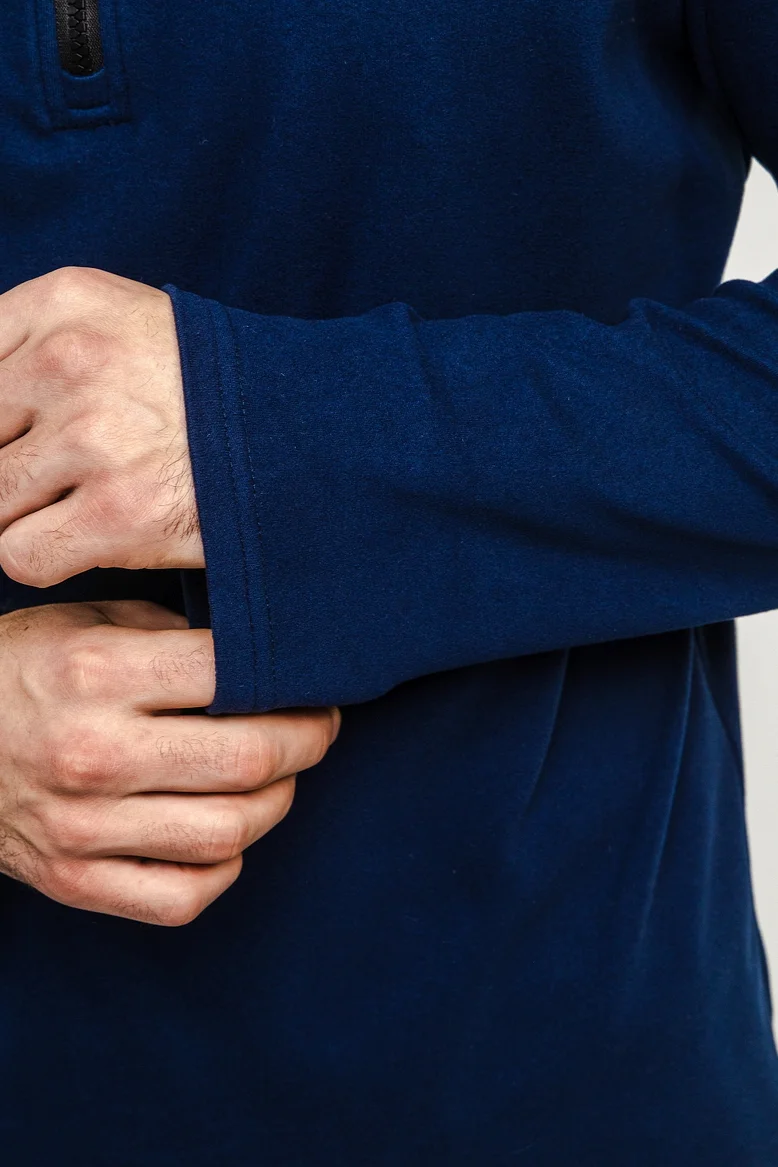 Кофта (толстовка) классическая, мужская, цвет "Полярная ночь"