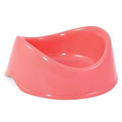 Миска пластиковая "Бисквит", коралловая, 0,15л, Gamma