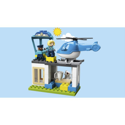 Конструктор LEGO DUPLO Town 10959 Полицейский участок и вертолёт