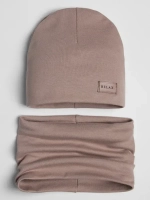 Шапка для мальчика осенняя и снуд