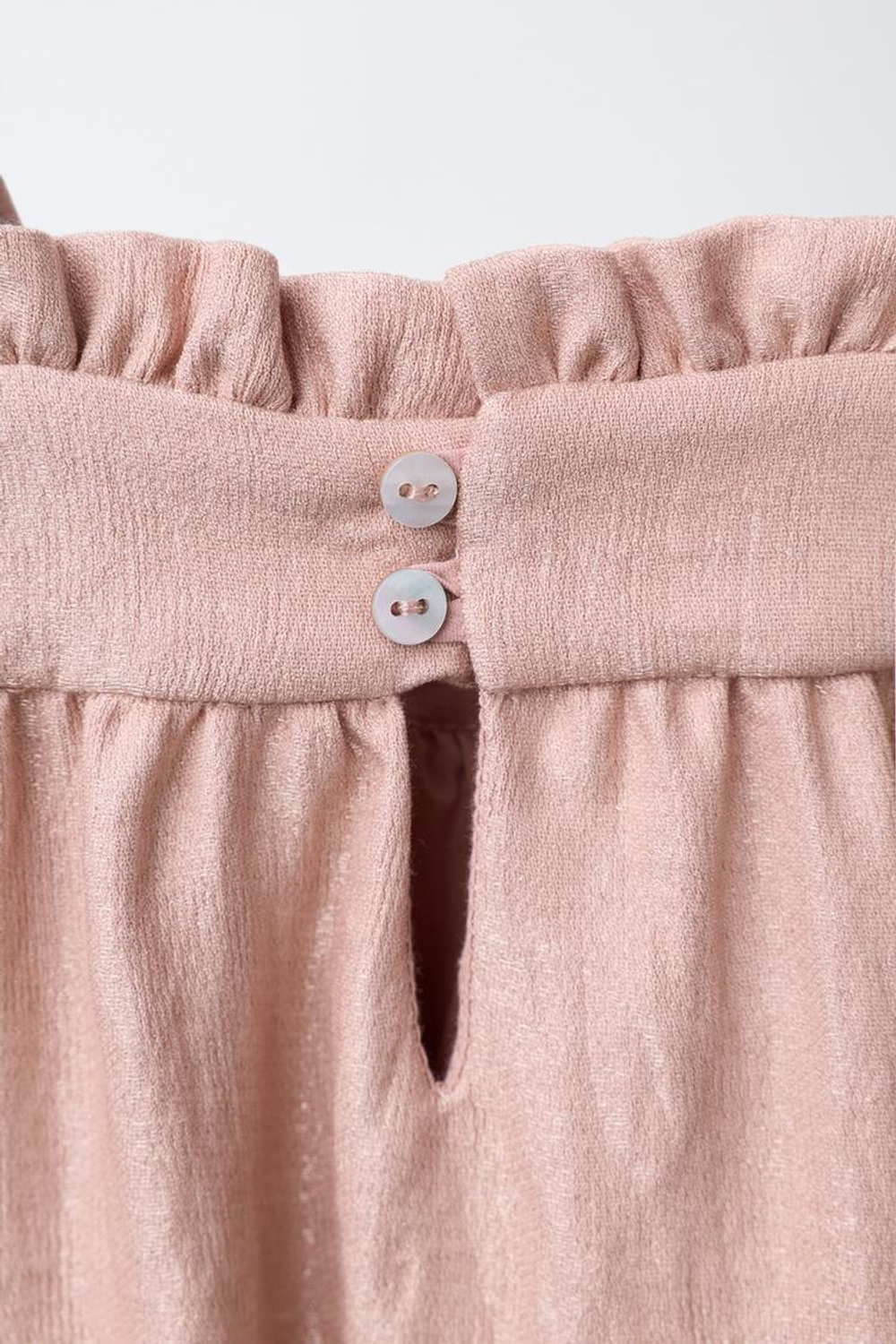 ZARA ПЛАТЬЕ С БАНТАМИ И БЛЁСТКАМИ, РОЗОВЫЙ