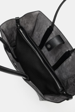 ZARA СУМКА-ШОПЕР, ЧЕРНЫЙ