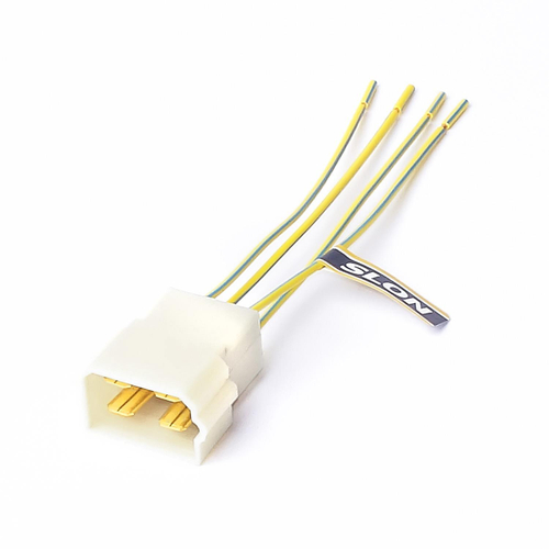 Колодка с проводом разъем папа 4х-контактная