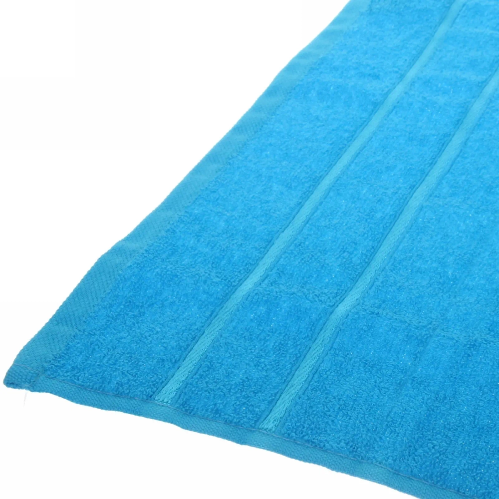 Полотенце махровое 30*30см «LUNA» цвет голубой 06000 плотность 360гр/м2