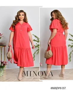 Платье 8-357-Кораловый Minova
