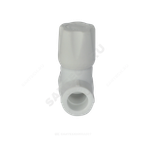 Клапан (вентиль) PP-R запорный белый Дн 20х1/2" Ру25 НР прямой для радиатора VALFEX 1014620012