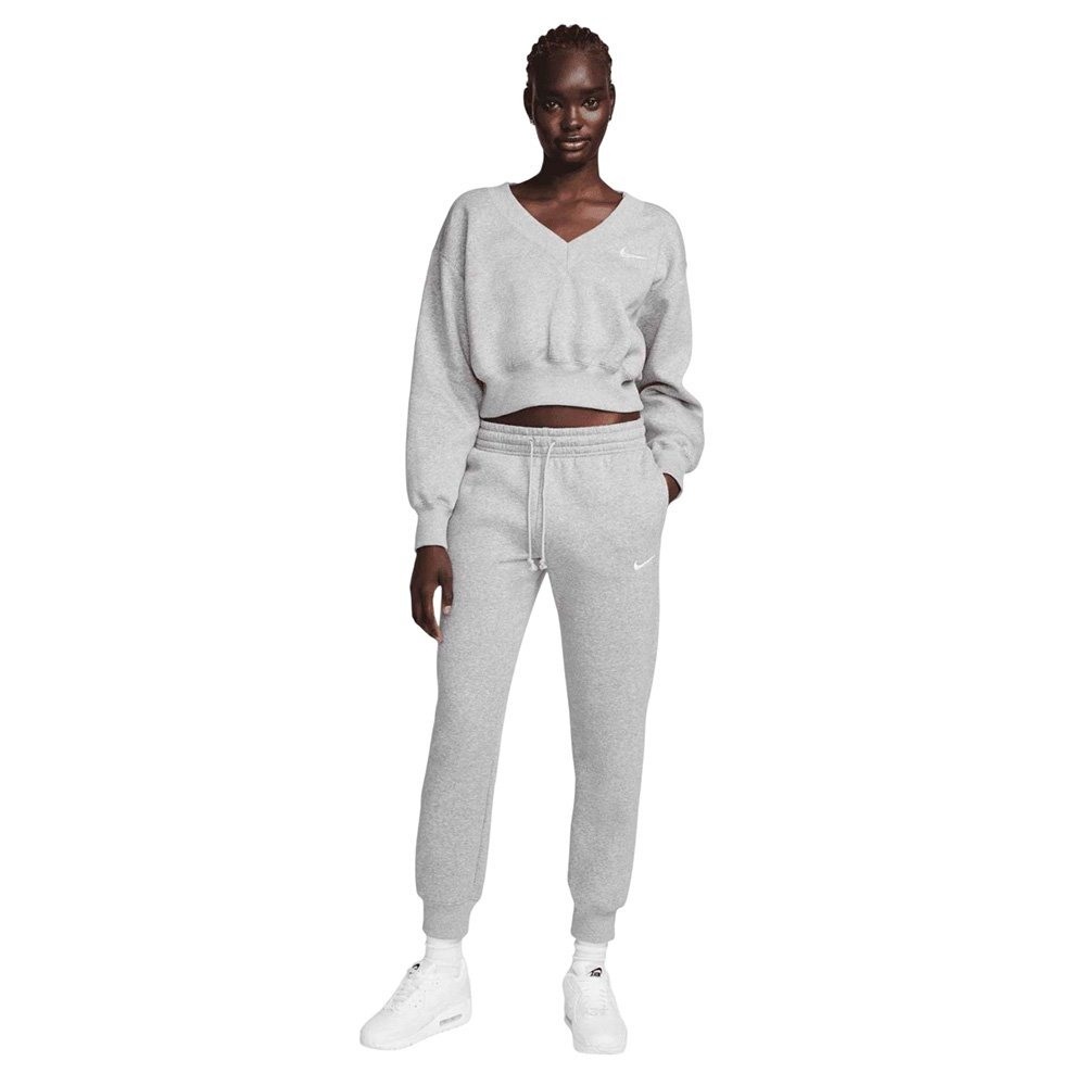 Баскетбольные женские штаны Nike Sportswear Phoenix Fleece Pants Gray
