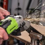 Аккумуляторная УШМ Greenworks GD24AG (3200207), 125 мм, без аккумулятора