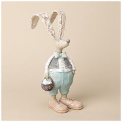 ФИГУРКА ДЕКОРАТИВНАЯ КРОЛИК 9.5*6.5*28 СМ