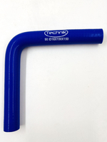 Патрубок угловой 90 размер 150х150хD16 мм 1 шт силикон