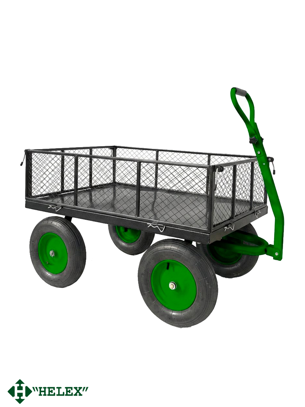 Садовая тележка черная/зеленая G204