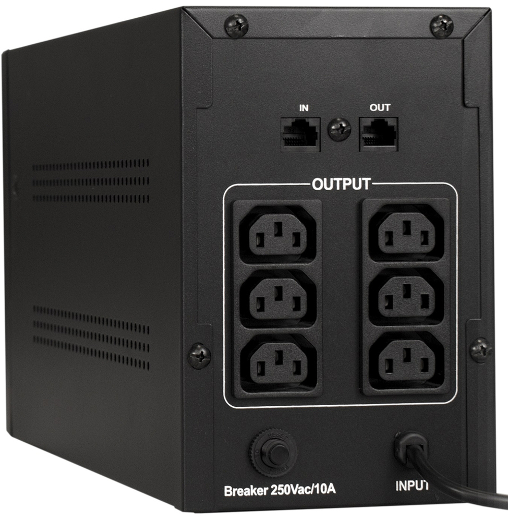 Источник бесперебойного питания  Exegate SpecialPro UNB-1000.LED.AVR.C13.RJ