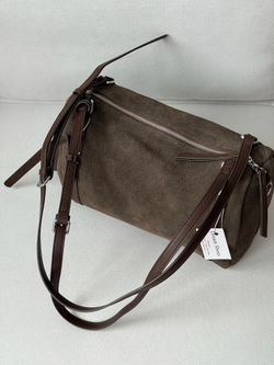 Сумка из натуральной замши