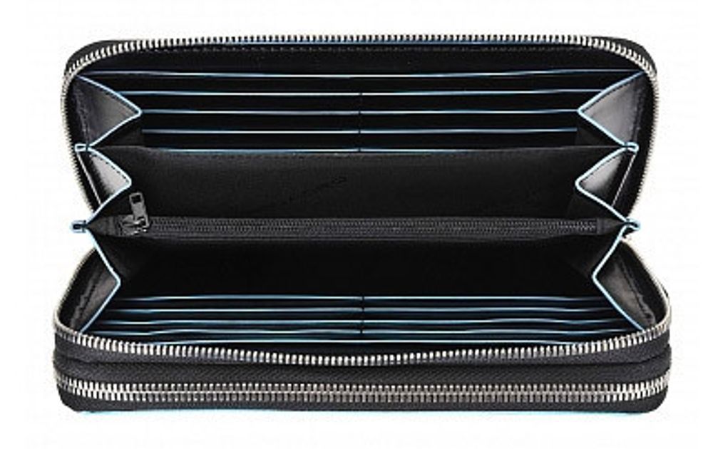 Мультипортмоне Piquadro Blue Square черный кожа (PP3894B2/N)