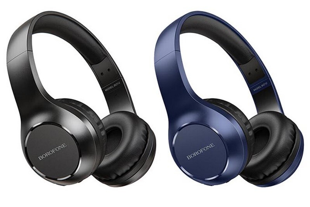 Полноразмерные Bluetooth наушники BOROFONE BO12 (синий)