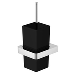 Steinberg Серия 420 Туалетный набор, чёрное сатин. стекло, хром 420 2902