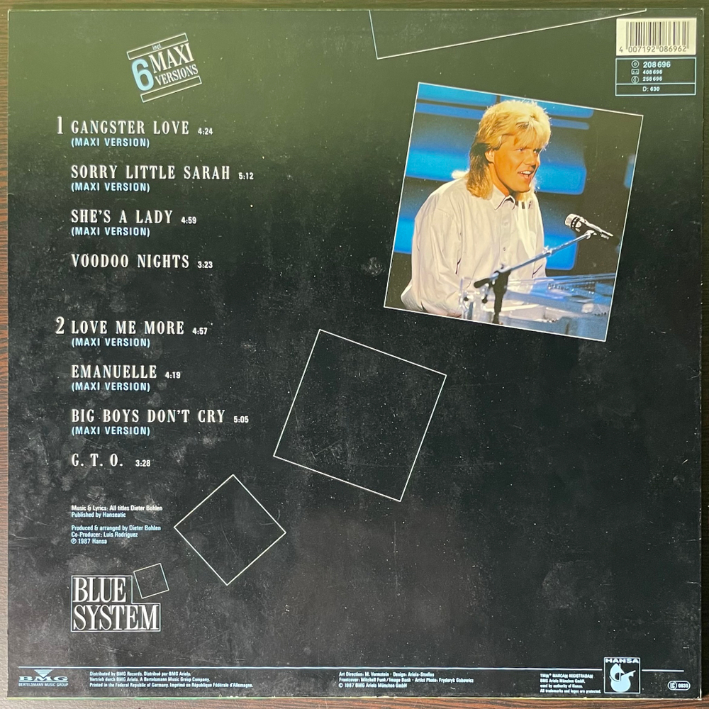 Blue System ‎– Walking On A Rainbow (Европа 1987г.)