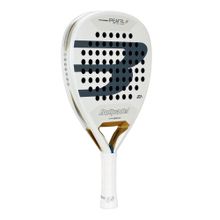 Ракетка для падела BULLPADEL Pearl 26, 493804, для профессионалов, карбон, бело-серый