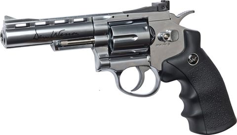 Страйкбольный револьвер Dan Wesson 4” газ, nbb, серебристый (артикул 16181)