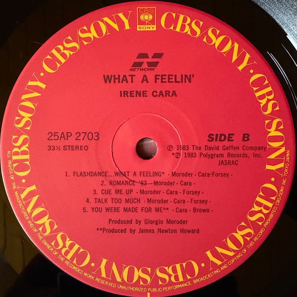 Виниловая пластинка Irene Cara ‎– What A Feelin LP