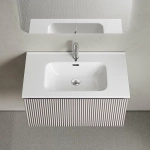 Тумба с раковиной Sancos Snob R 1.0 SNR1.080SM/CN7005 Doha Soft