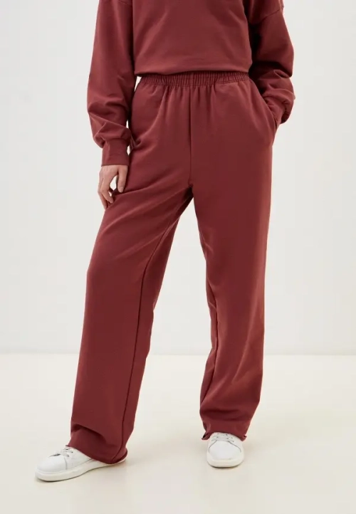 Свободные брюки из футера с начёсом