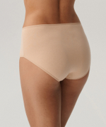 Женские трусы макси Atlantic, набор из 3 шт., хлопок, бежевые, 3BLP-585