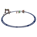 Железная дорога на бат., коробка 3018-1