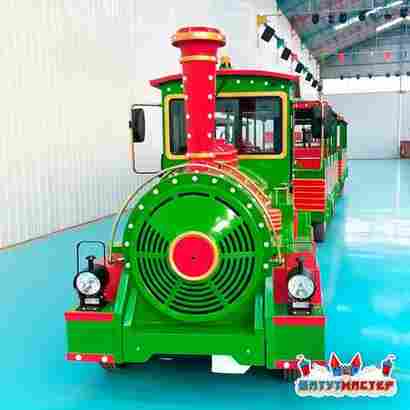 Безрельсовый аттракцион «Изумрудный Карнавал» 2 вагона, 17 мест, с музыкой