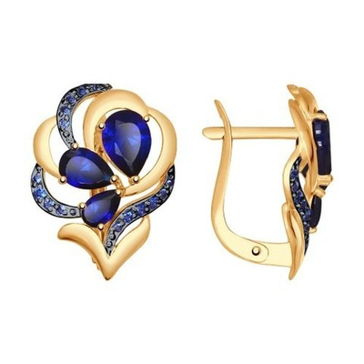 Серьги Au 585 (725037)