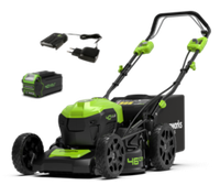 Аккумуляторная самоходная газонокосилка Greenworks GD40LM46SPK4, 2506807UB.40v, 46см, АКБ 4 А·ч и ЗУ