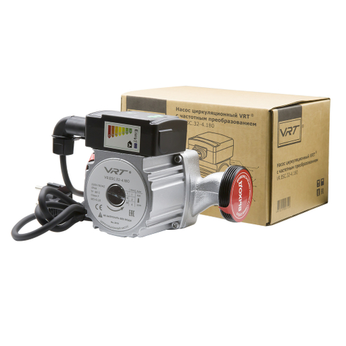 Насос циркуляционный VRT VR.ESC.32-4.180, 5-22 Вт, с частотным регулированием, с гайками