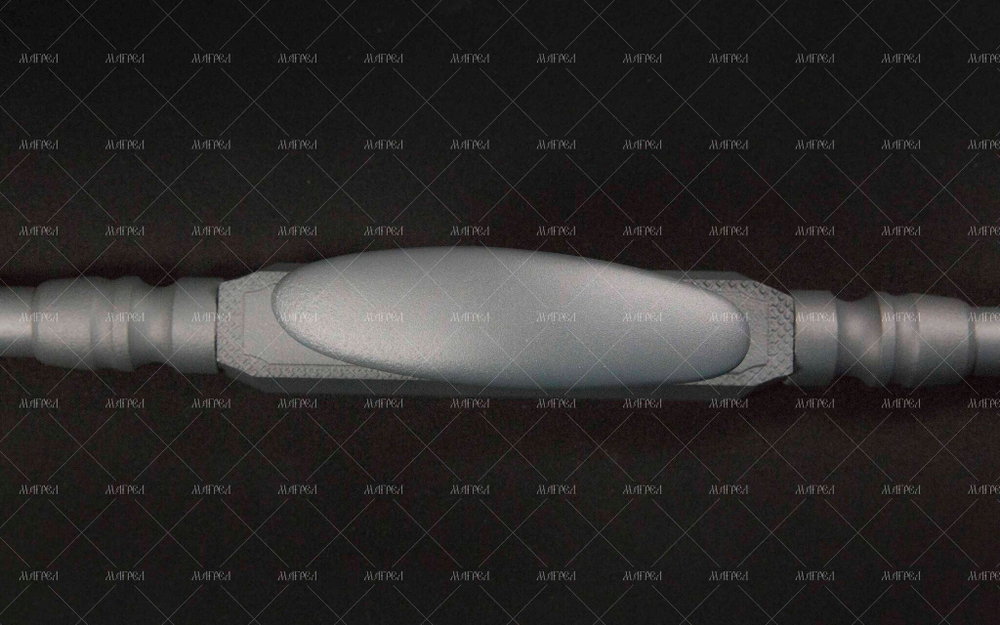 Кремон шпингалет раздвижной серый