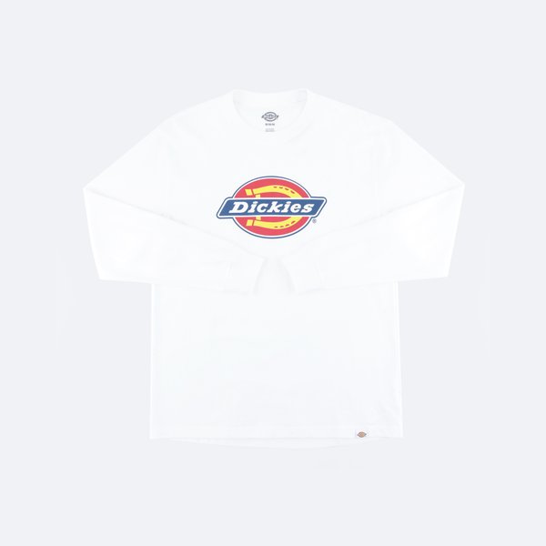 Лонгслив Dickies L/S Tri-Color Logo Graphic Tee (white) артикул: - купить в магазине Дайс