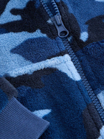 Комбинезон флисовый для мальчика Next E90-756, Синий, Черный