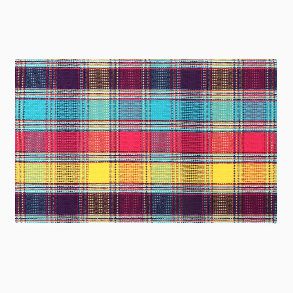 Набор полотенец краный и полосатое 38х63см - 2 шт, хл. 100%